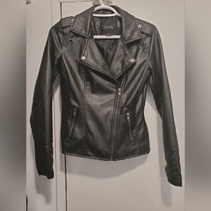 Faux leather jacket